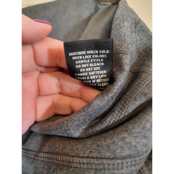 Gander Mountain Women Crop Straight Leg Pant Mid Rise Elastic Waist Gray Size XL - Picture 8 of 8